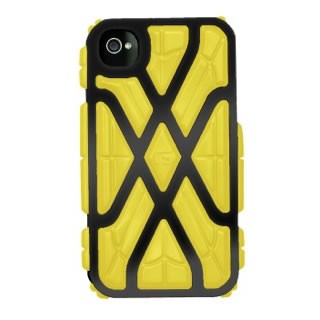   4/4S /   I-Phone X - Black Shell Yellow RPT  