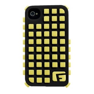   4/4S /   I-Phone Square - Bkack Shell Yellow RPT  